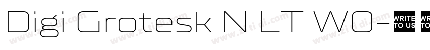 Digi Grotesk N LT W0字体转换